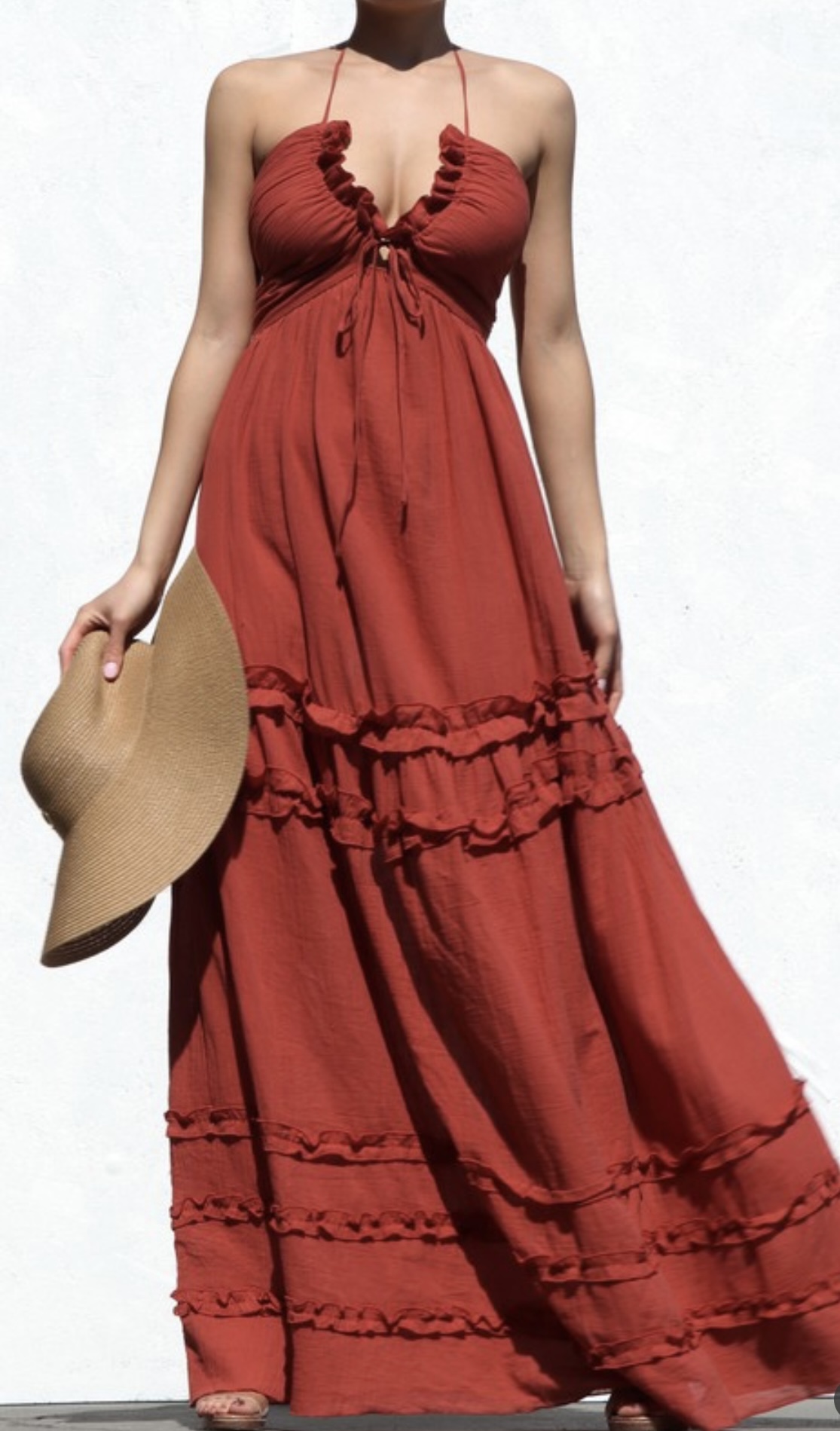 Brick Maxi dress Brick Maxi dress